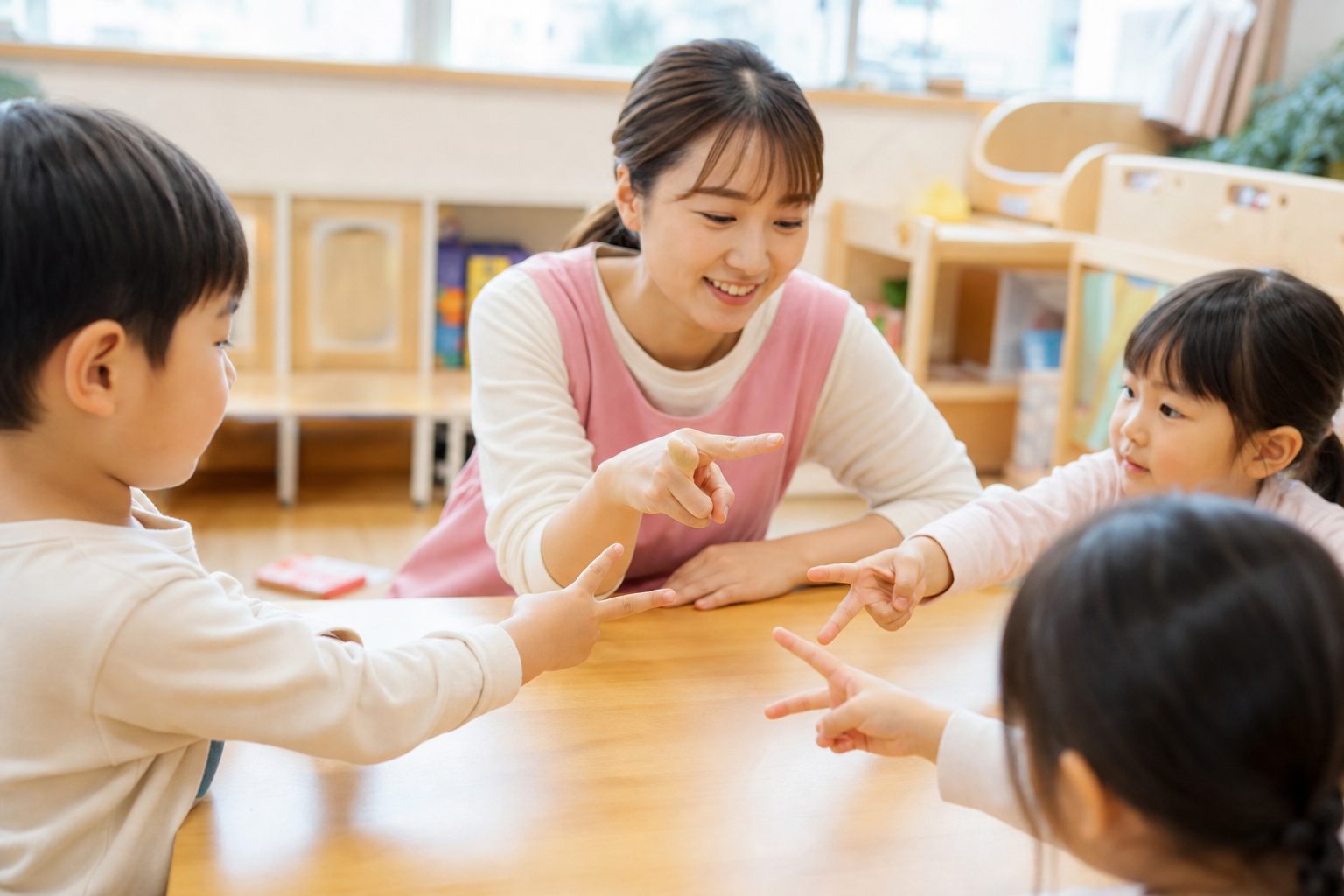 指先じゃんけん変身の活動イメージ
