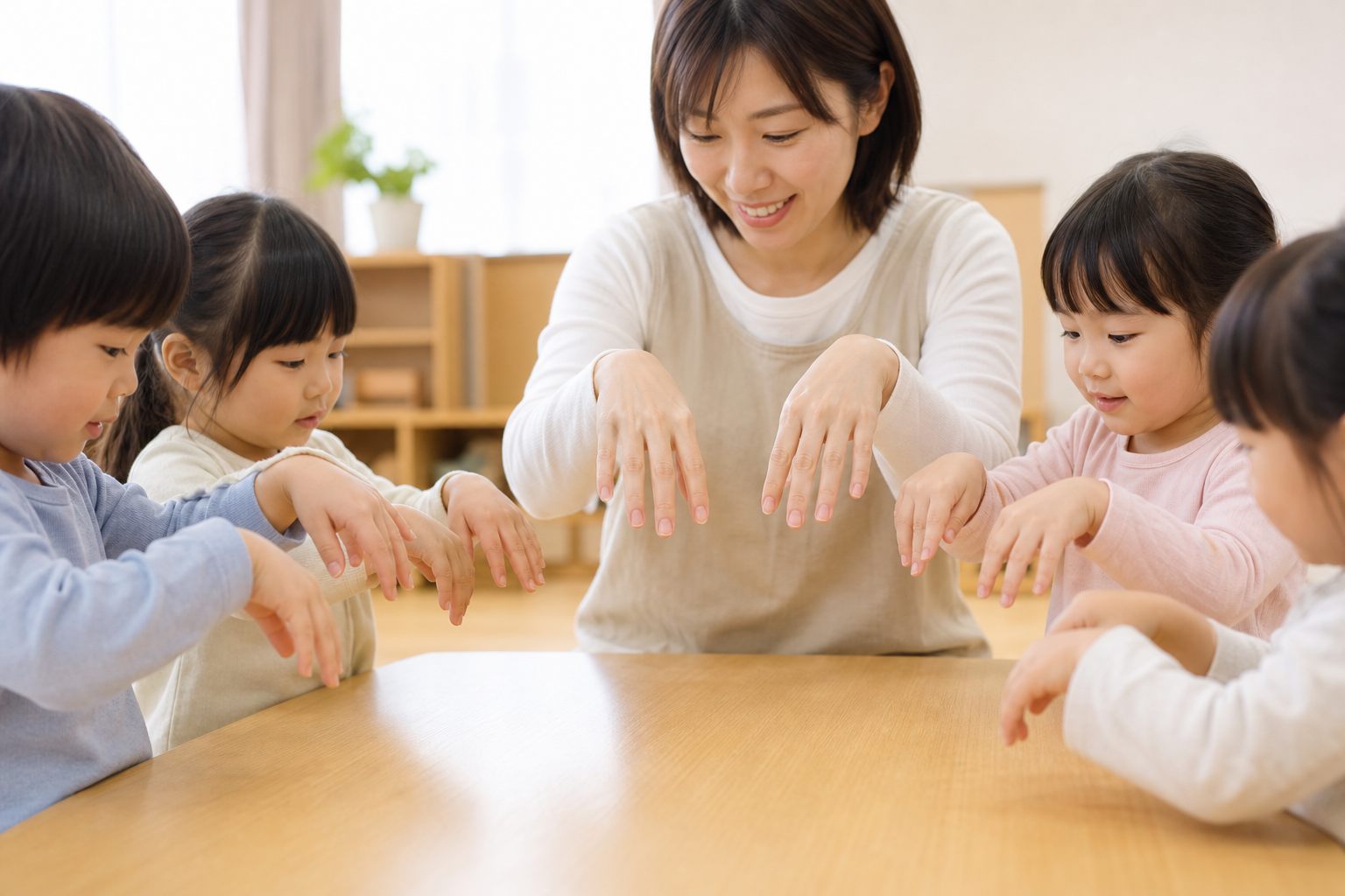 おててで雨の音の活動イメージ