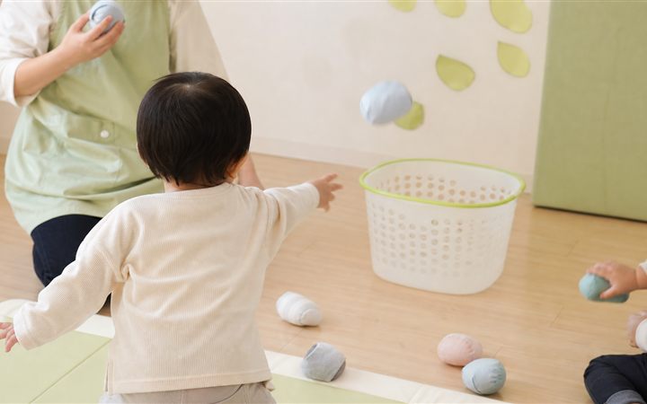 くつしたボール投げの活動イメージ
