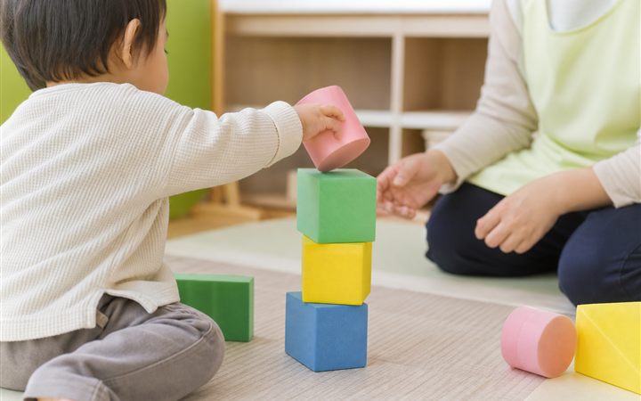 やわらか積み木つんつんの活動イメージ