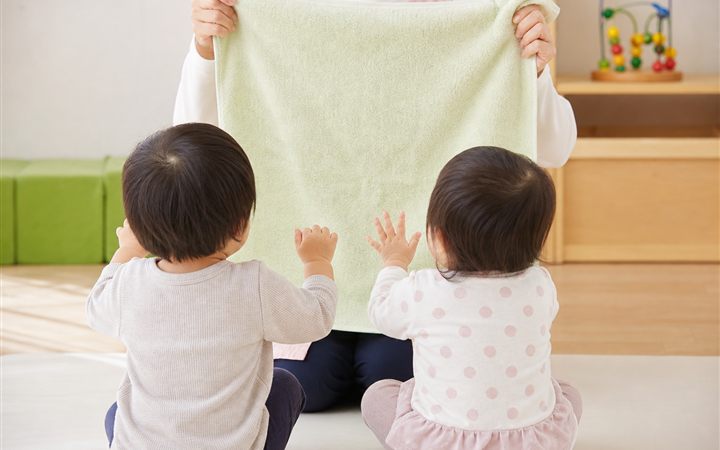 タオルでいないいないばあの活動イメージ