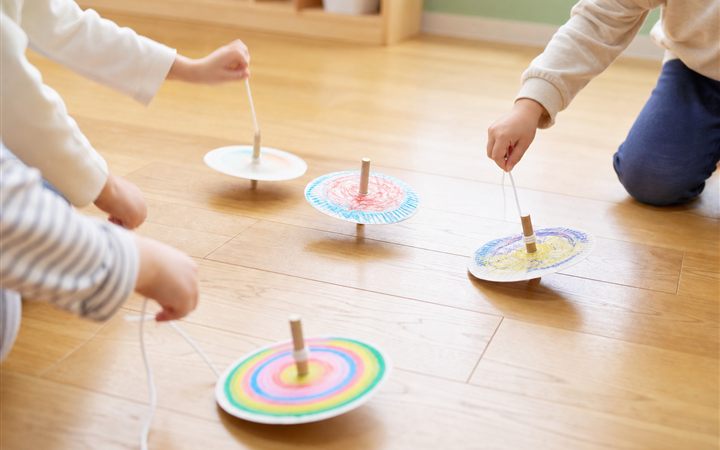 紙皿こまの活動イメージ