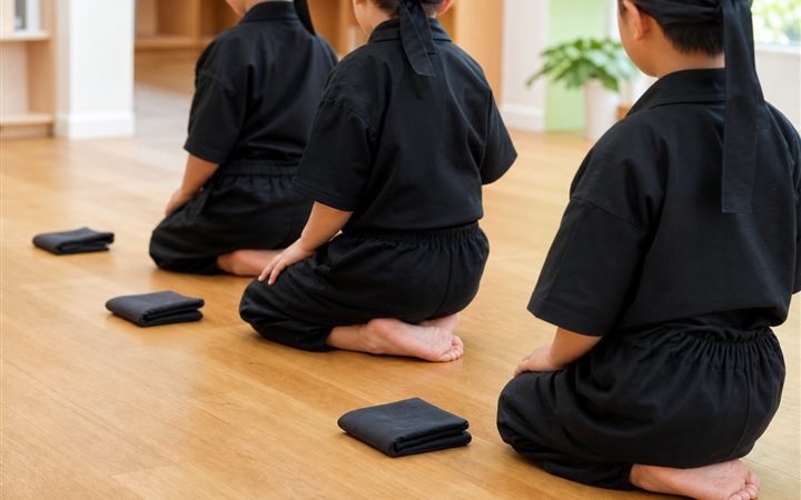 忍者の静かな修行の活動イメージ