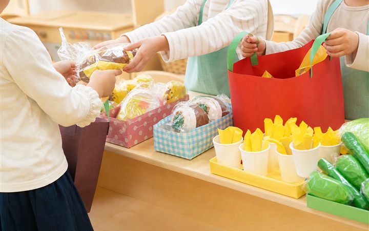 お店屋さんごっこの活動イメージ