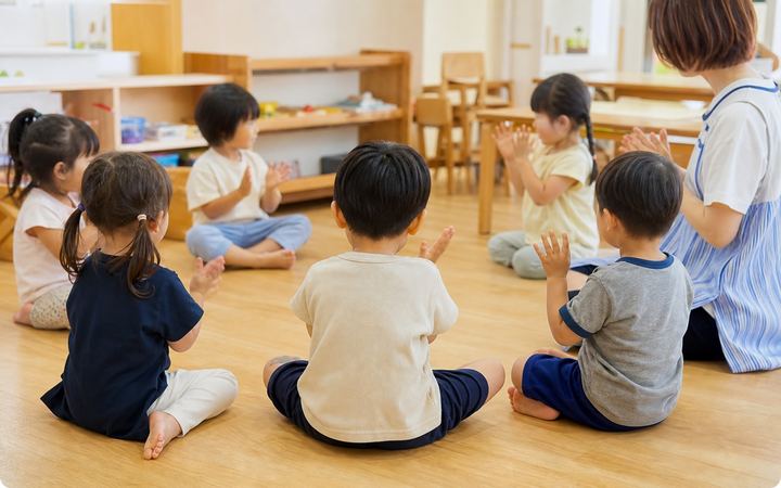 音まねリレーの活動イメージ